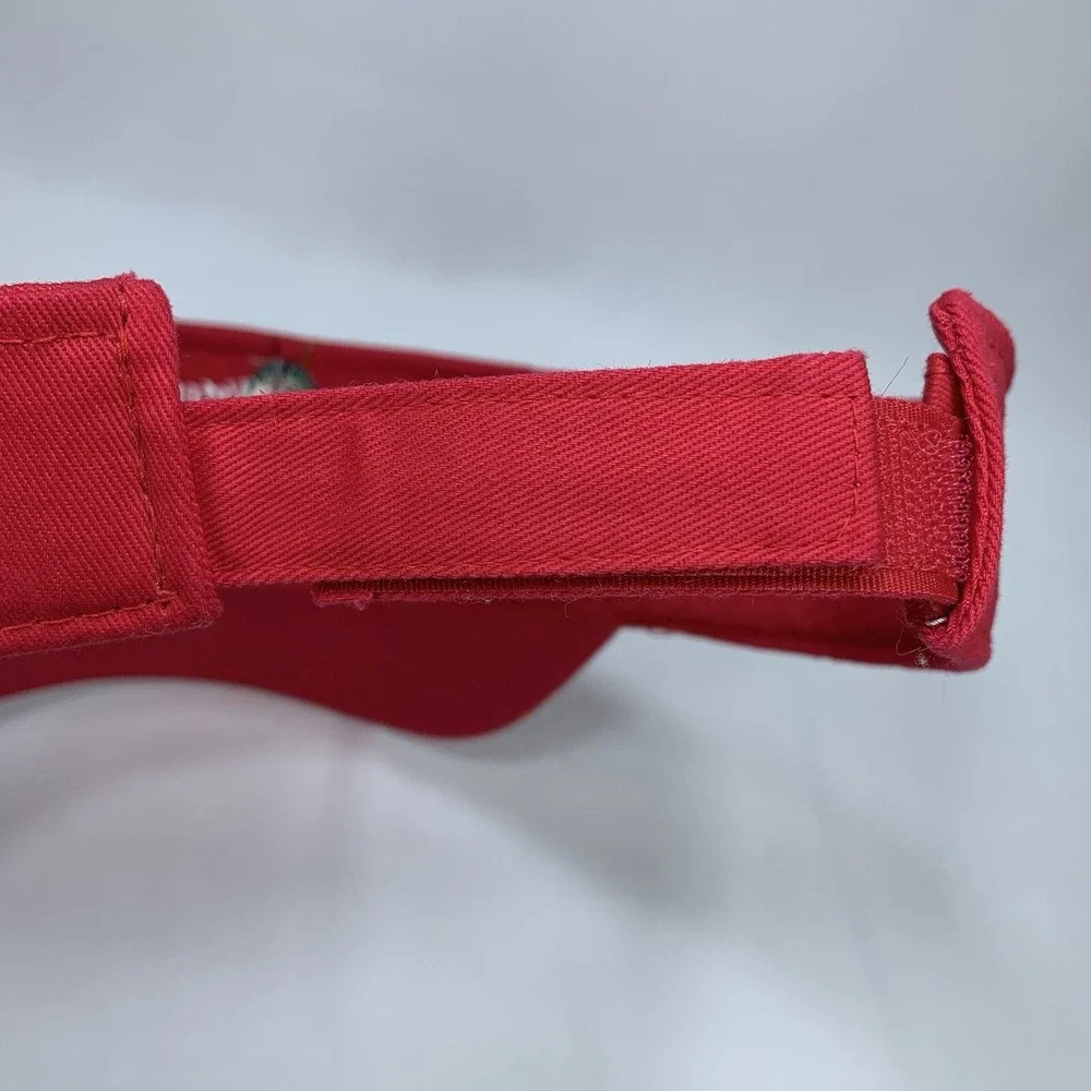 Watermelon Festival Visor Rush Springs Oklahoma Red Adjustable OSFM Otto Hat Cap
